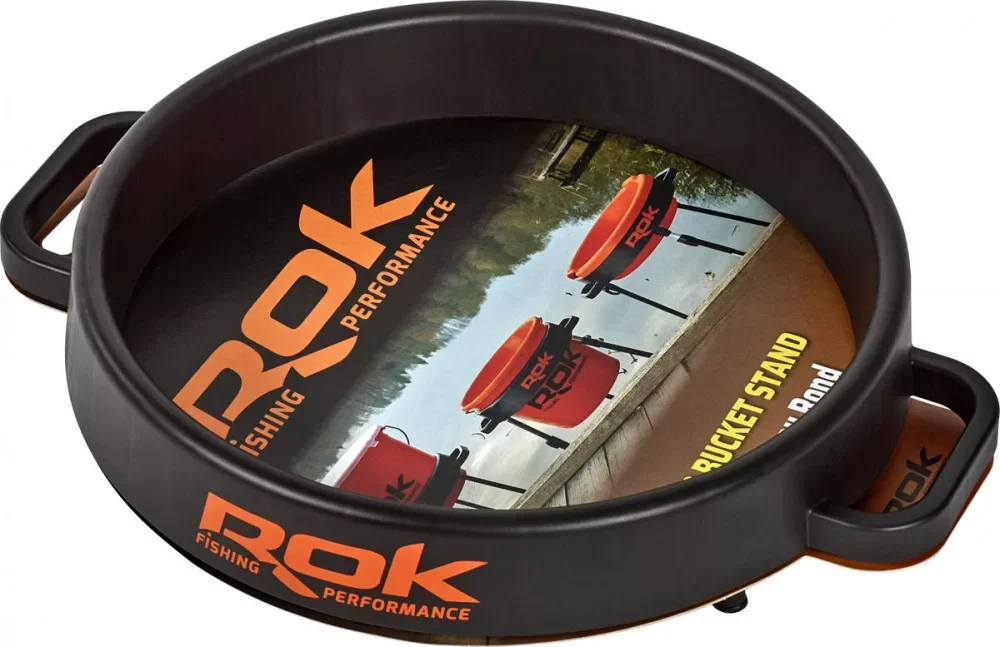 Rok Fishing Performance - Support Single Bucket Stand - kerek vödörtartó állvány - etető állomás (030207) Szezonális akció