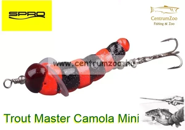 Vedd meg most Spro Trout Master Camola Mini 2,5G 3Cm Wobbler - Red-Black (4916-1006) Műcsali