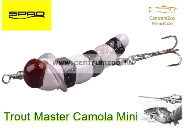 Ajánlat Spro Trout Master Camola Mini 2,5G 3Cm Wobbler - White-Black (4916-1007) Műcsali