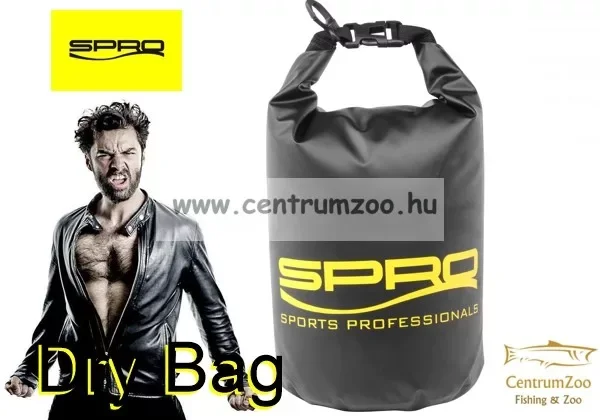 Azonnal elérhető Spro Dry Bag Black Pvc 5Liter Vízhatlan Táska (6203-3500)