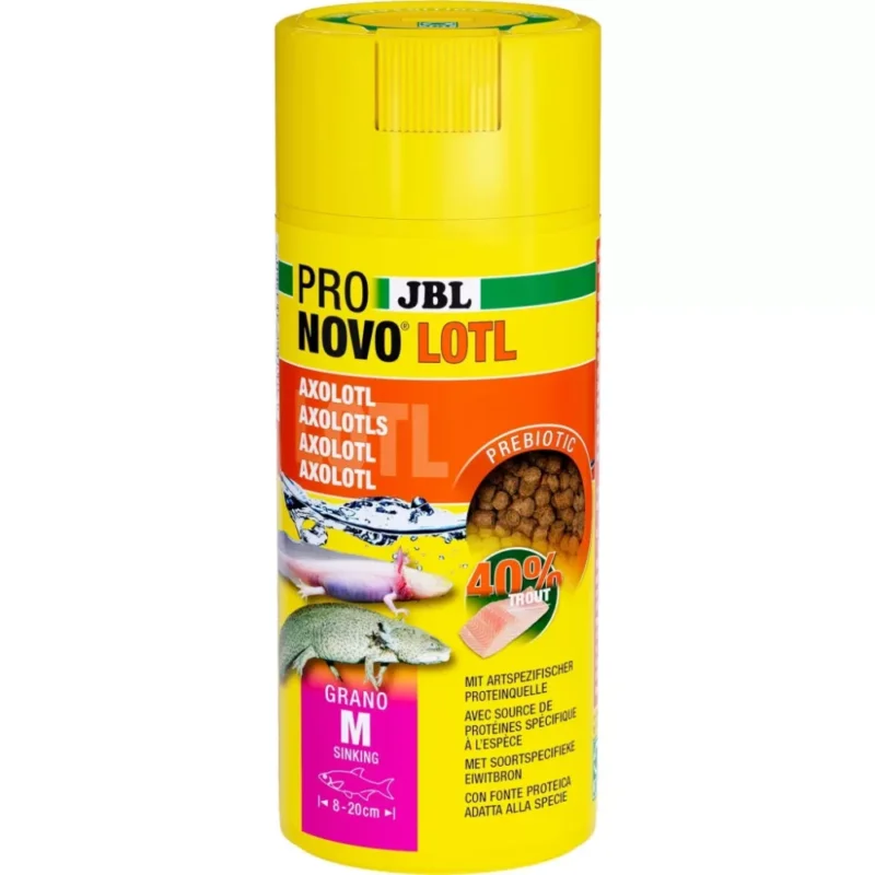 Jbl ProNovo Lotl Grano M 250ml Axolotl, gőte táp (JBL31356) Vedd meg online