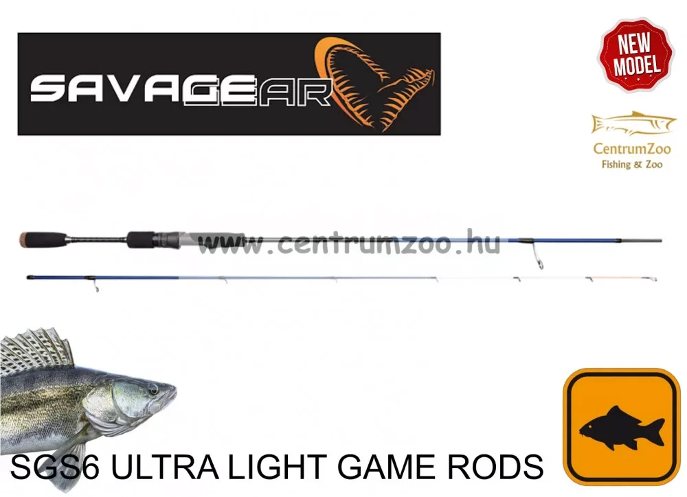 Savage Gear Sgs6 All-Around 9‘ 2.74m F 7-35G ML 0.8-1.2 2sec pergető bot (74927) Legkelendőbb