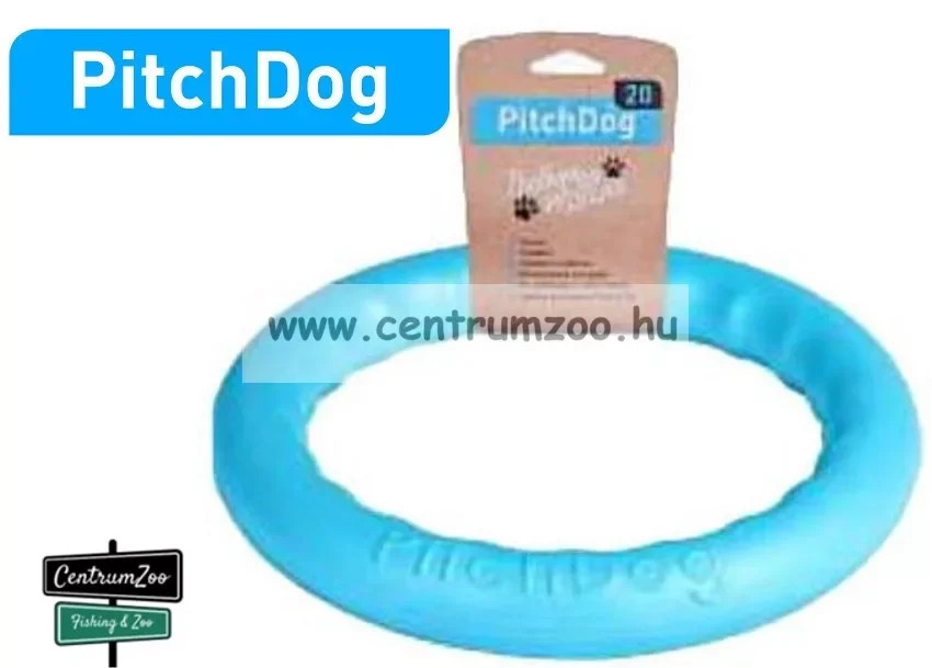 Pitchdog20 Dog Toy Kutya Játék Húzogató és Dobó Karika 20cm - Kék (62372) Alacsony ár