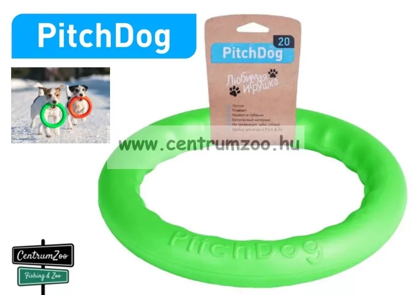Pitchdog20 Dog Toy Kutya Játék Húzogató És Dobó Karika 20 Cm - Lime (62375) Korlátozott ajánlat