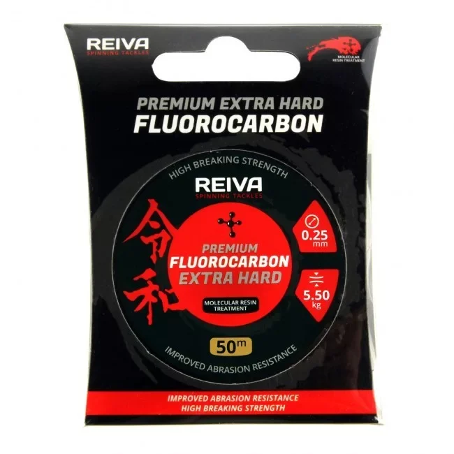 Reiva Japan 100% Fluorocarbon 50m 0,22mm 4,4kg előkezsinór (9970-022) Prémium