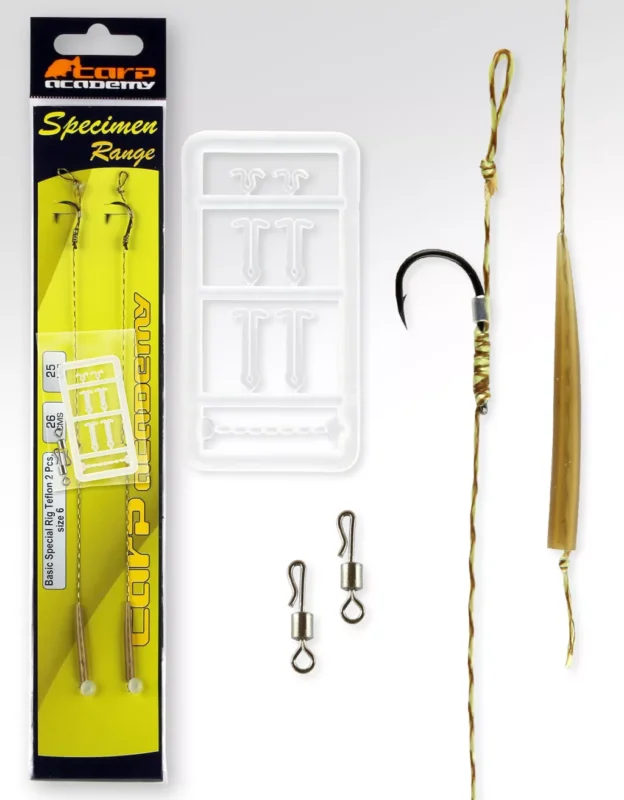 Carp Academy Basic Special Rig Teflon 8-as méret 2db/cs Prémium
