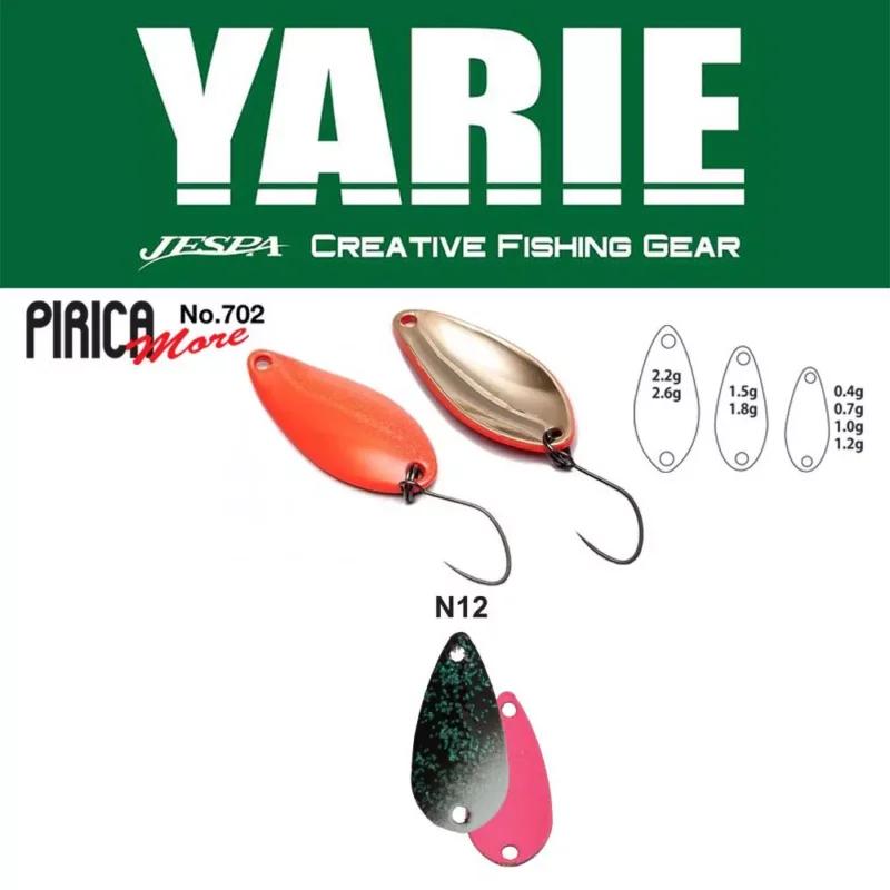 Ajánlat YARIE 702 PIRICA MORE 2.2gr N12 Slash Pink