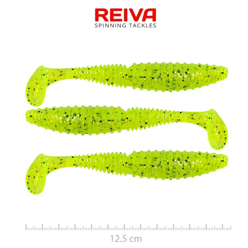 Outlet Reiva Zander Power Shad 12,5cm 3db/cs (Poppy Green)