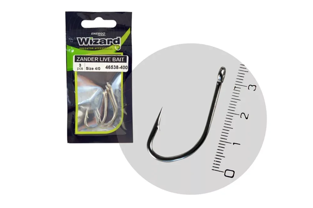 WIZARD ZANDER LIVE BAIT PRO 6/0 2DB/CSOMAG Szuper akció