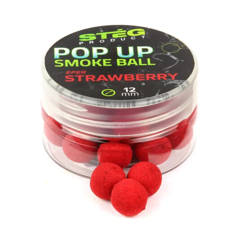 Kedvezmény Stég Pop Up Smoke Ball 12mm 10g Strawberry