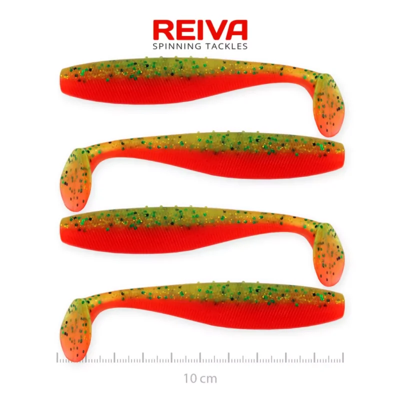 Olcsóbb Reiva Flat Minnow shad 10cm 4db/cs (Crazy Tomato)