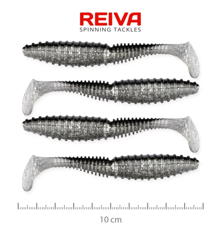 Reiva Zander Power Shad 10cm 4db/cs (Flash Bleak) Utolsó esély
