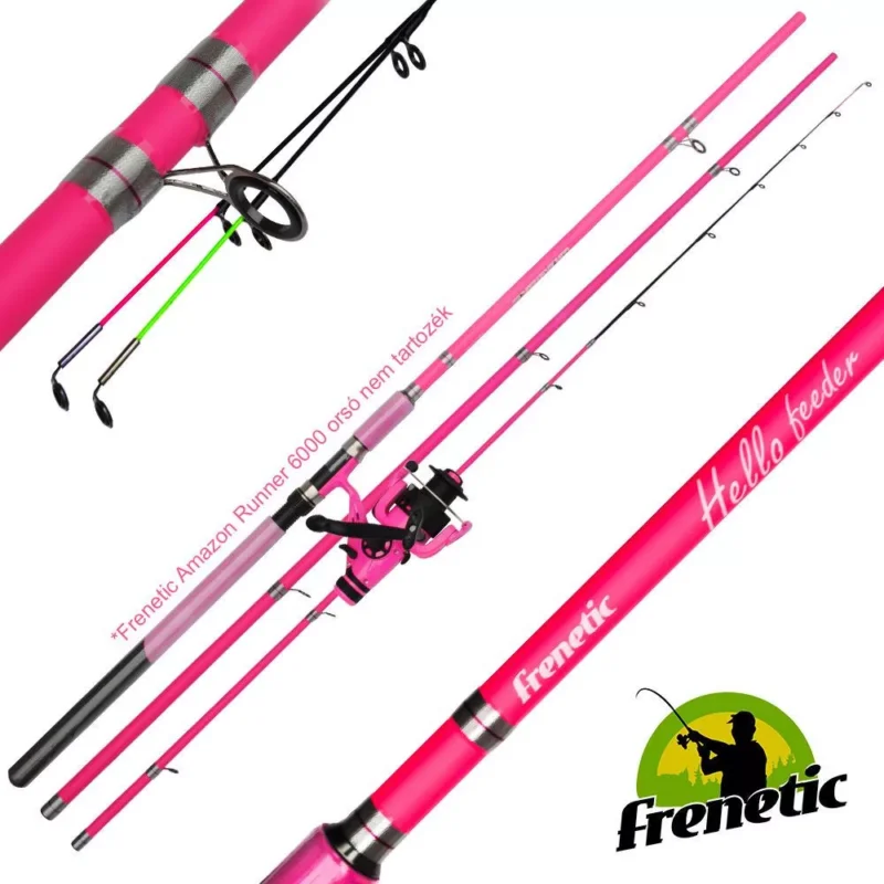 Népszerű Hello Feeder rózsaszín horgászbot 80g 3,6m