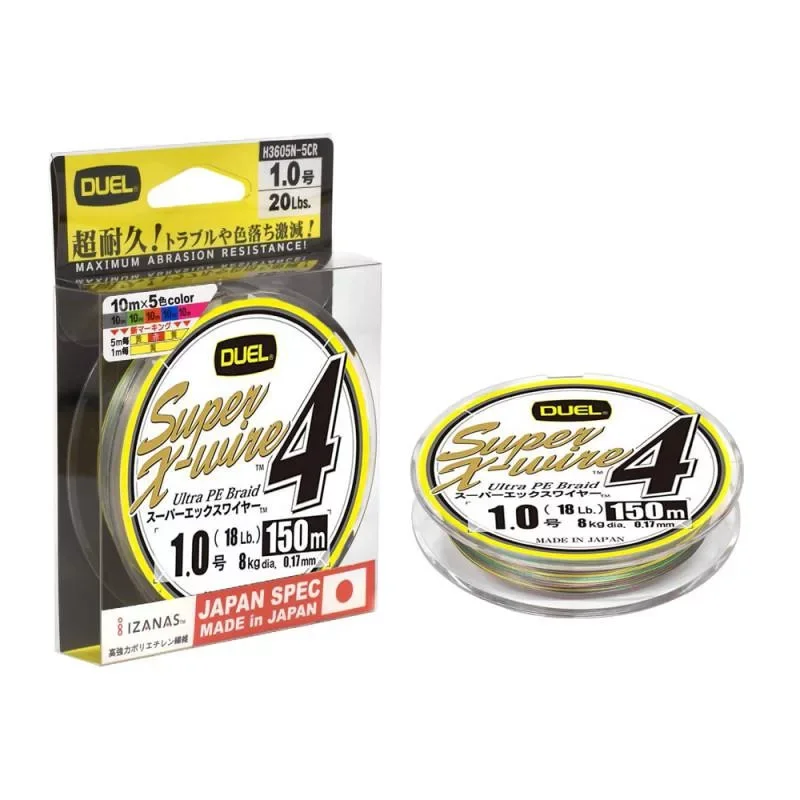 Alacsony ár DUEL SX WIRE4 0,6 150M multicolor színű zsinór