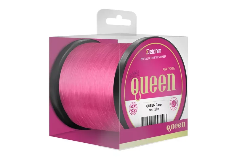 Delphin QUEEN Carp / rózsaszín 0.28mm 1200m Akciós ár