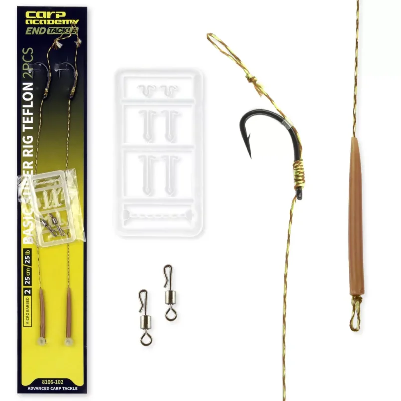Szuper ajánlat Carp Academy Basic Super Rig Teflon 2-es méret 2db/cs