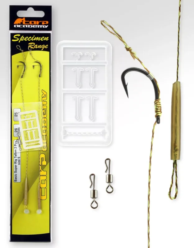 Csak ma Carp Academy Basic Super Rig Teflon 4-es méret 2db/cs