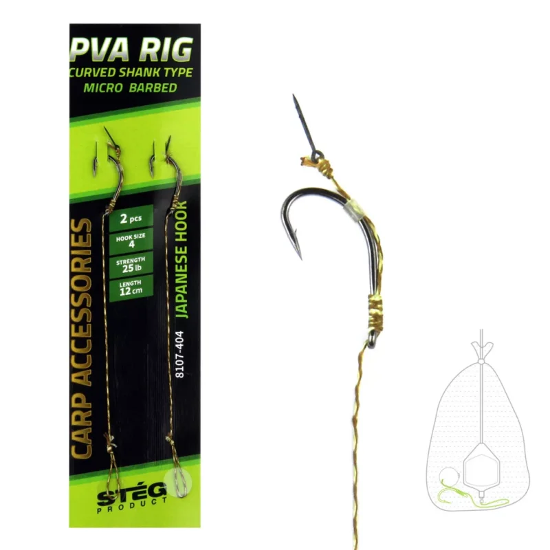 Stég PVA Előke horogtüskével 12cm 6-os 2db/cs Nézd meg most