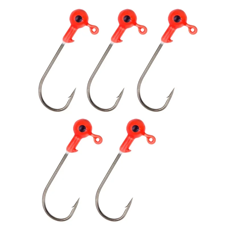 Kedvezmény Nevis Gumihal fej piros 5/0 3g 5db/cs