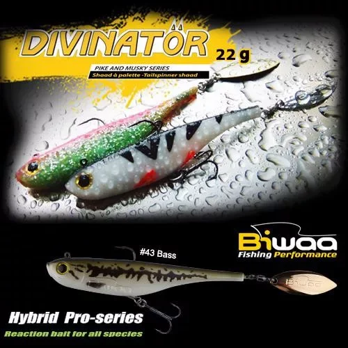 BIWAA DIVINATOR JUNIOR 14cm 22gr 43 Bass Gyors kiszállítás