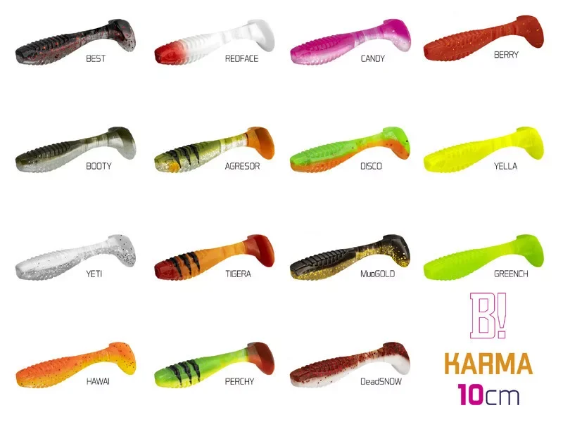 Legkelendőbb Gumihal Delphin KARMA UVs / 5db 10cm Hawai