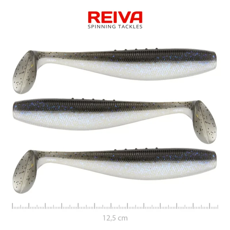 Reiva Flat Minnow shad 12,5cm 3db/cs (Magic Fish) Akciós ár