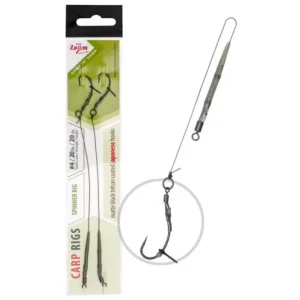 Biztonságos fizetés CZ Spinner Rig bojlis előke, 20 cm, 2, 2 db