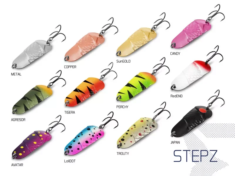 Delphin STEPZ StripSCALE támolygó kanál 7cm 10gr Candy Újdonság