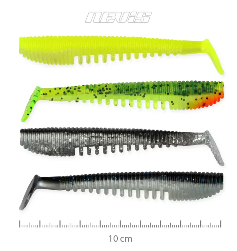 Vedd meg online Nevis Impulse Shad 10cm 4db/cs 4szín