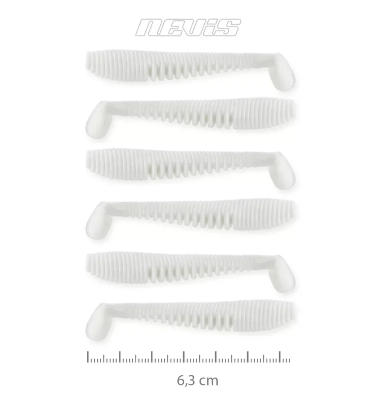 Nevis Impulse Shad 6.3cm 6db/cs (Classic white) Biztonságos fizetés