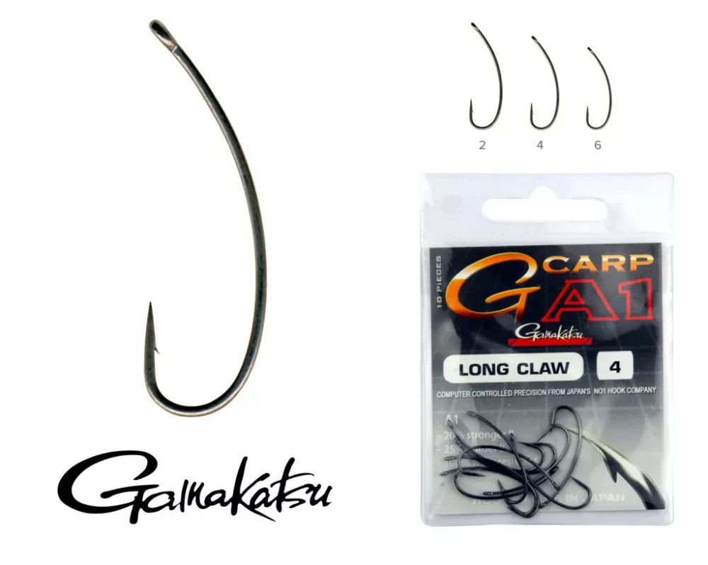 Árengedmény Gamakatsu G-carp A1 LONG CLAW 2 10db/cs