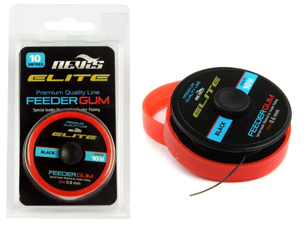 Legjobb ár Nevis Elit Black Feeder gumi 1.00mm 10m 10kg