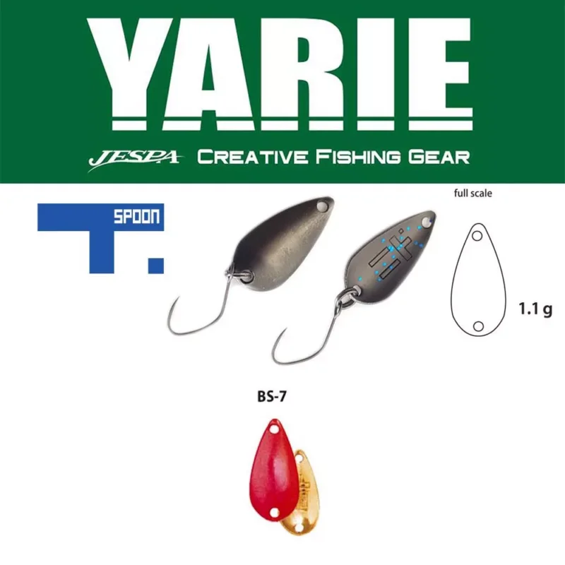 Alacsony ár YARIE 706 T-SPOON 1.1gr BS7 Candy Pink