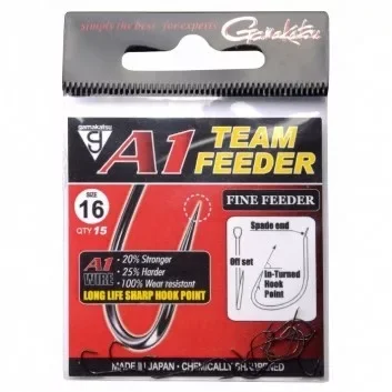 Gamakatsu A1 Team Feeder Fine feeder horog 6-os méret Expressz kézbesítés