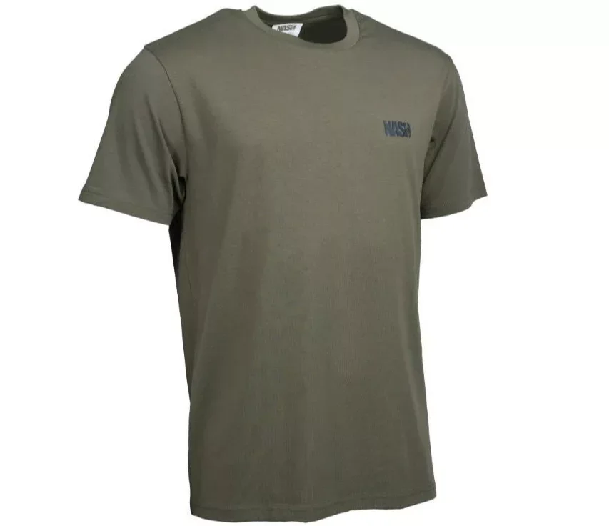 NASH MAKE IT HAPPEN Carp Logo T-Shirt Green Póló XXL Ne maradj le