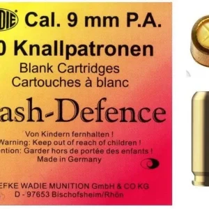 Újdonság Wadie 9mm PA Flash Defence riasztó töltény