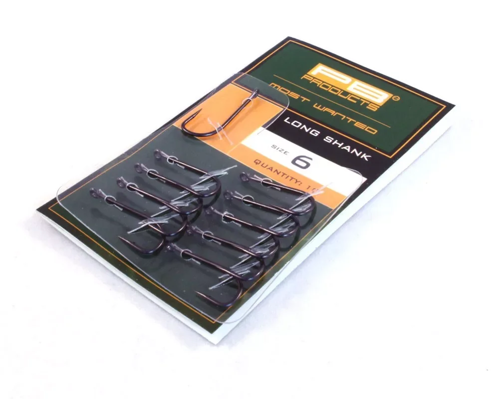 Nézd meg most PB Products New Long Shank horog 4-es méret