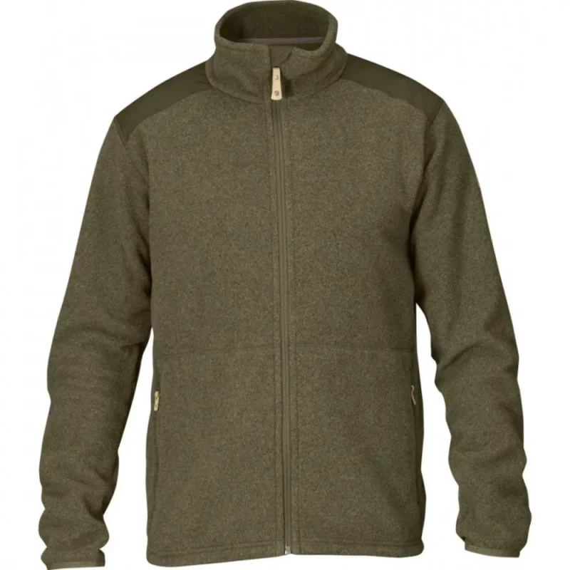 Vedd meg online FJALLRAVEN STEN FLEECE DARK OLIVE XS