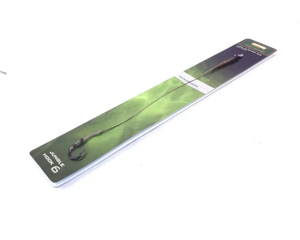 Azonnal elérhető PB Product Line Aligner Rig Előkötött Horog 8-as Méret