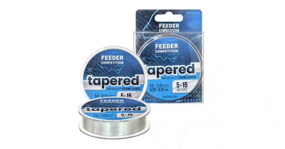 CARP ZOOM Feeder Competition Tapered Előkezsinór 0.20-0.32mm Legkelendőbb