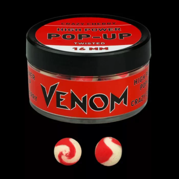 Azonnali szállítás FEEDERMANIA VENOM High Power Pop Up 16mm Crazy Cherry