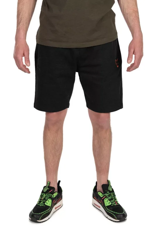 Korlátozott ajánlat FOX COLLECTION Black/Orange LW Jogger Short Rövidnadrág L