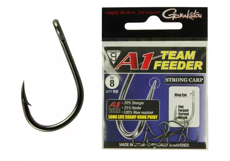 Gamakatsu A1 Team feeder Strong Carp horog 12-es méret Csak ma