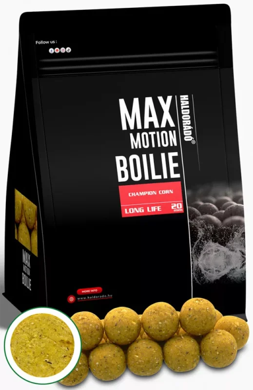 HALDORÁDÓ MAX MOTION Boilie Long Life 20 mm - Édes Ananász Alacsony ár