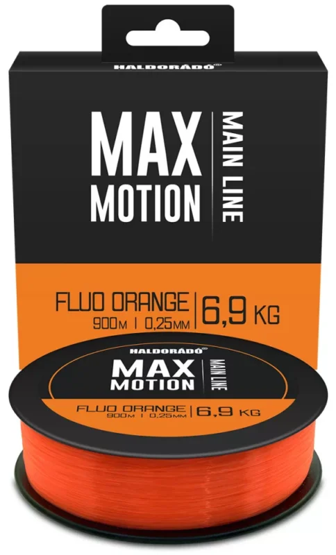HALDORÁDÓ MAX MOTION Zsinór Fluo Orange 0,25 mm 900 m Expressz kézbesítés
