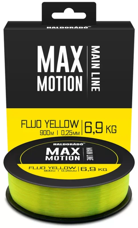 Legkelendőbb HALDORÁDÓ MAX MOTION Zsinór Fluo Yellow 0,25 mm 900 m