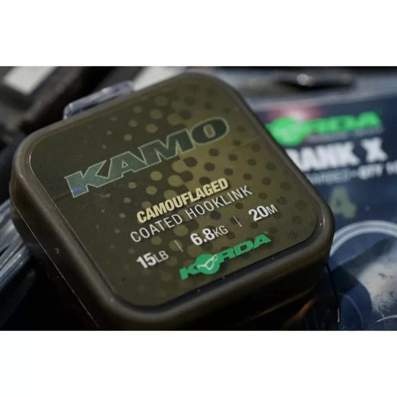 Csak ma KORDA Kamo Coated Hooklink 20lb Bevonatos Előkezsinór