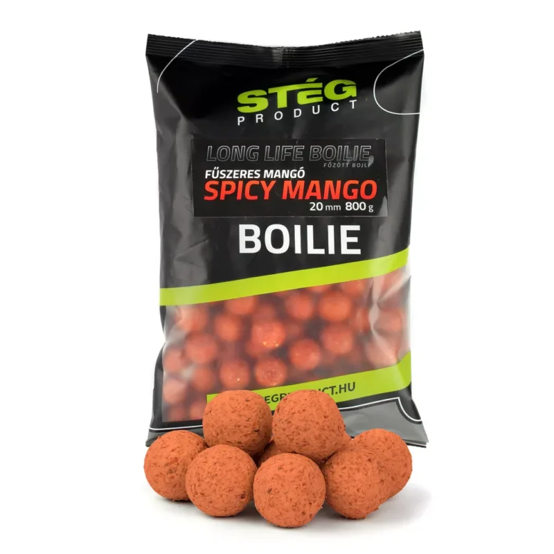 Akciós ár STÉG PRODUCT Long Life Bojli Mangó-Fűszer 20mm 800g