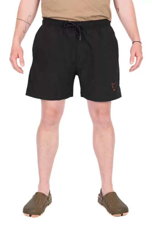 Árengedmény FOX COLLECTION Black LW Swim Shorts Fürdőnadrág XXL