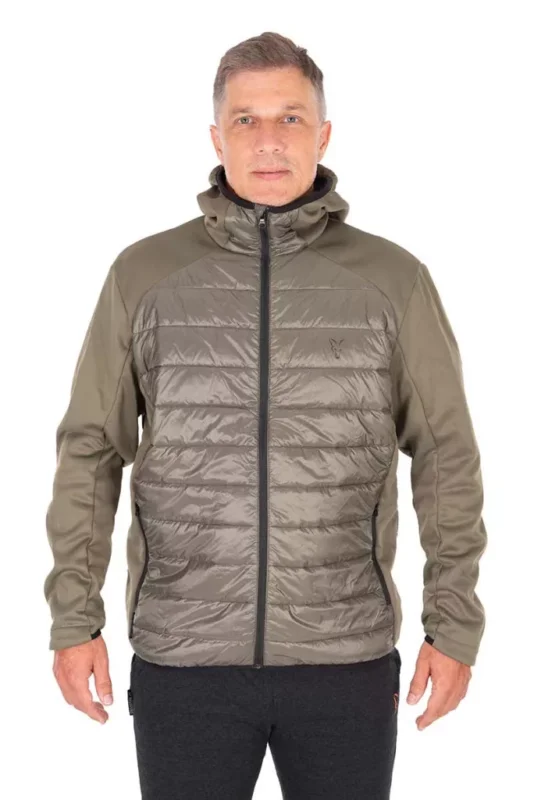 Legkelendőbb FOX COLLECTION Hybrid Jacket Green/Black Dzseki XXL